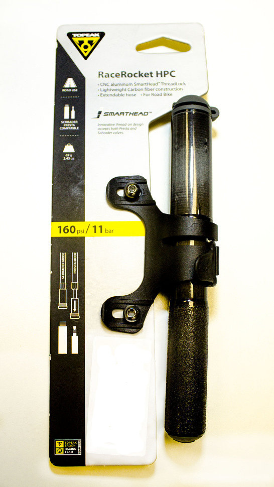 Велосипедный насос TOPEAK RaceRocket HPC Carbon