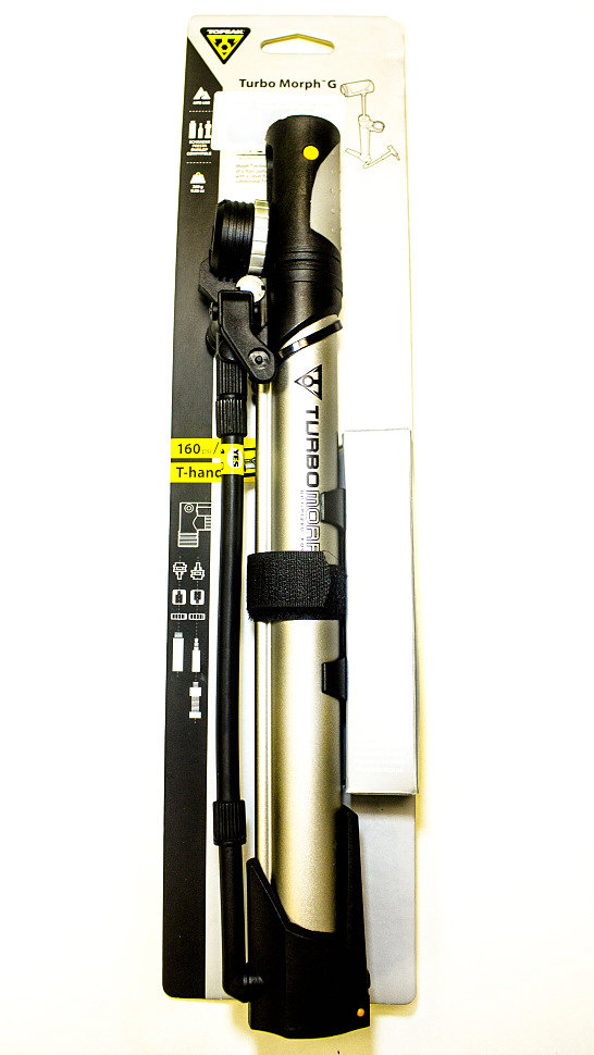 Велосипедный насос TOPEAK Turbo Morph G с манометром