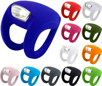 Велофонарь передний Knog Frog Strobe White LED 2014 