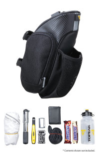 Подседельная сумка TOPEAK MondoPack Hydro с карманом под бутылочку с креплением QuickClick™ 
