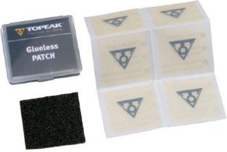 Коробка-дисплей с наборами беcклеевых заплаток TOPEAK FlyPaper 