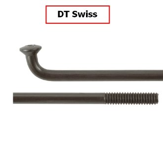 Спицы DT Swiss Super Comp 2.0-1.7-1.8 черные Спицы DT Swiss Super Comp с тройным баттингом