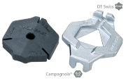 Спицевой ключ Topeak DuoSpoke Wrench для DT/Campagnolo с держателем плоских спиц