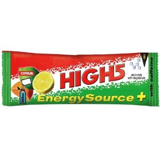 Изотоник High5 Energy Source Plus в пакетиках 47г Усовершенствованный спортивный напиток для гонок и серьезных тренировок - фасовка в одноразовые пакетики - содержит кофеин