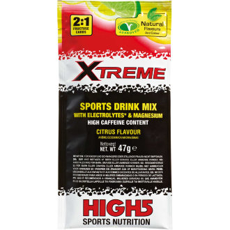 Изотоник High5 Energy Source Xtreme в пакетиках 50г Предгоночный спортивный напиток High5 Energy Source Xtreme с высоким содержанием кофеина