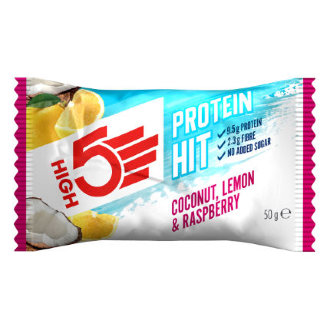 Батончик High5 Protein Hit ​Protein Hit - это новая вкусная закуска от HIGH5. Батончики очень полезны и не содержат сахара. Они также не содержат глютена и подходят для вегетарианцев.​