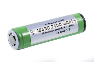 Аккумулятор Li-ion NCR 18650 3400 mAh Panasonic Аккумулятор Li-ion NCR 18650 3400 mAh Panasonic​​ - предназначен для мощных фонарей поддерживающих питание от 18650 АКБ. ​