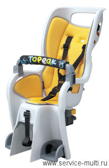 Детское кресло с багажником TOPEAK BabySeat II под ободные тормоза для 26 колёс 