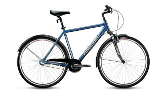 Велосипед FORWARD ROCKFORD 2.0 28 2017 Комфортный городской велосипед оборудован 28-дюймовыми колесами, 3-скоростной трансмиссией и амортизационной вилкой SR Suntour.